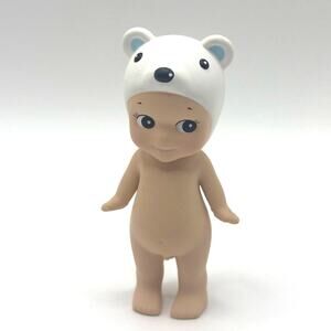 Authentic Sonny Angel White Bear Mini Figure, Animal Series Ver. 2